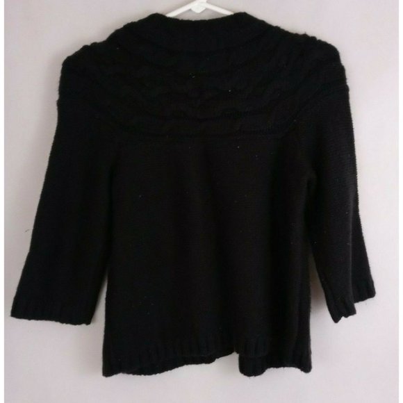 St. John's Bay Petite Women's Black Sweater Size PS - Picture 2 of 5